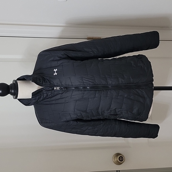 Under Armour Women's Size XS Cold Gear Reactor Coat / Jacket, Black, Gently Used - Picture 1 of 14